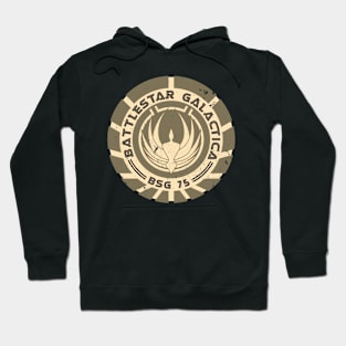 Battlestar Galactica BSG 75 logo Hoodie